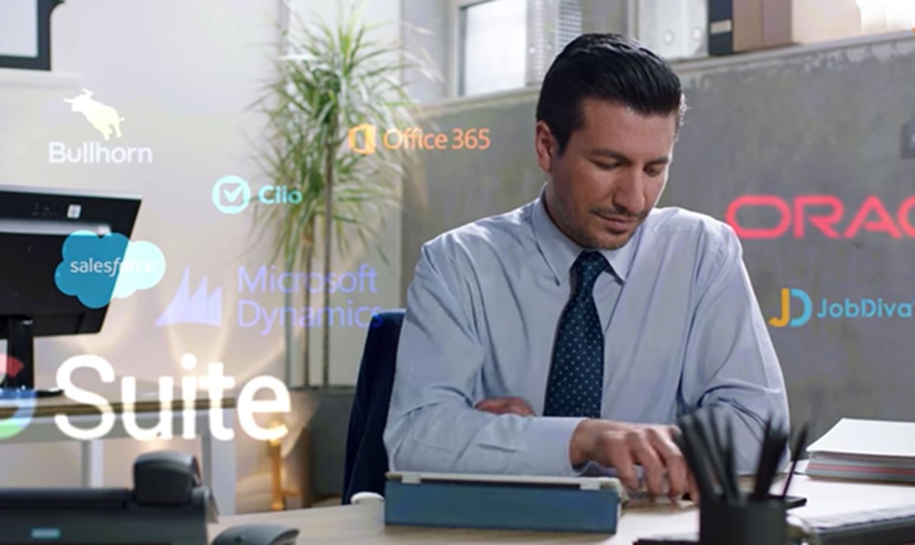 Screen grab of the Unified Communication integrations.