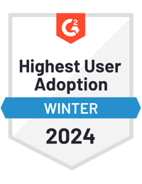 G2 Highest User Adoption Winter 2024