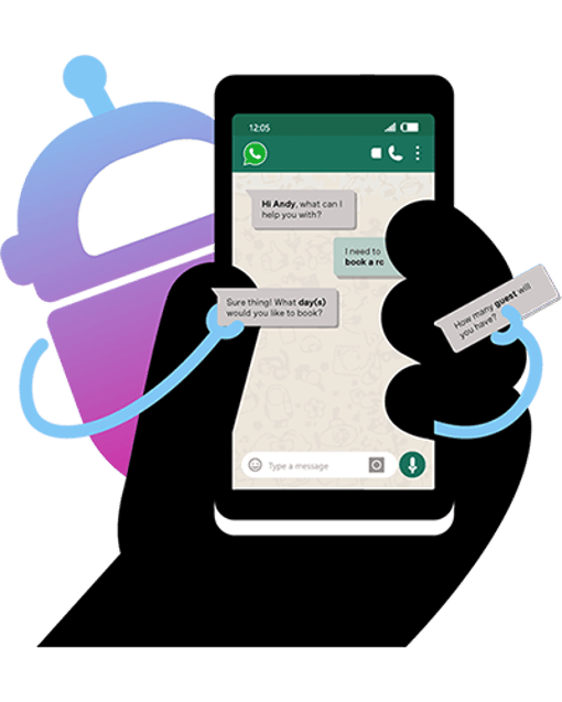 illustrated mobile phone