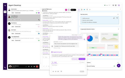 A screenshot of the VCC Workspaces Interface
