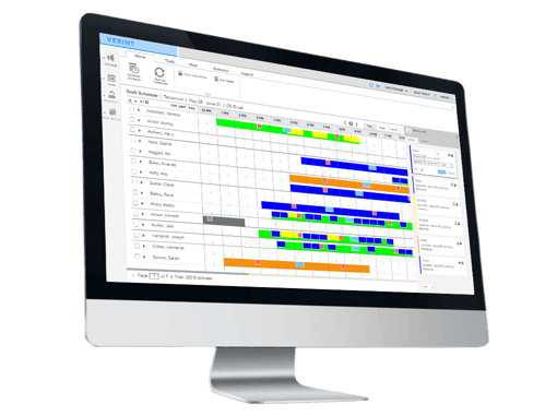 Verint Workforce Screenshot on a Desktop computer