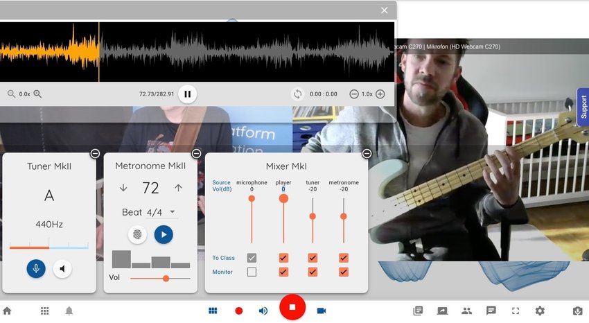 Doozzoo Online Music lessons screenshot